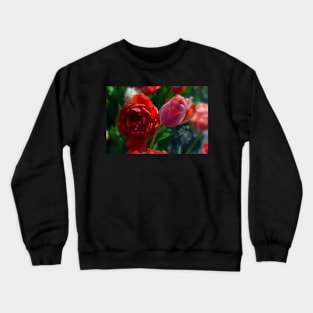 two red tulips Crewneck Sweatshirt